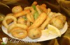Fritto  misto di calamari, totani e crocchette di baccalà